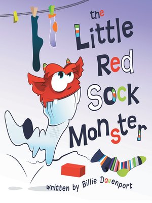 cover image of The Little Red Sock Monster